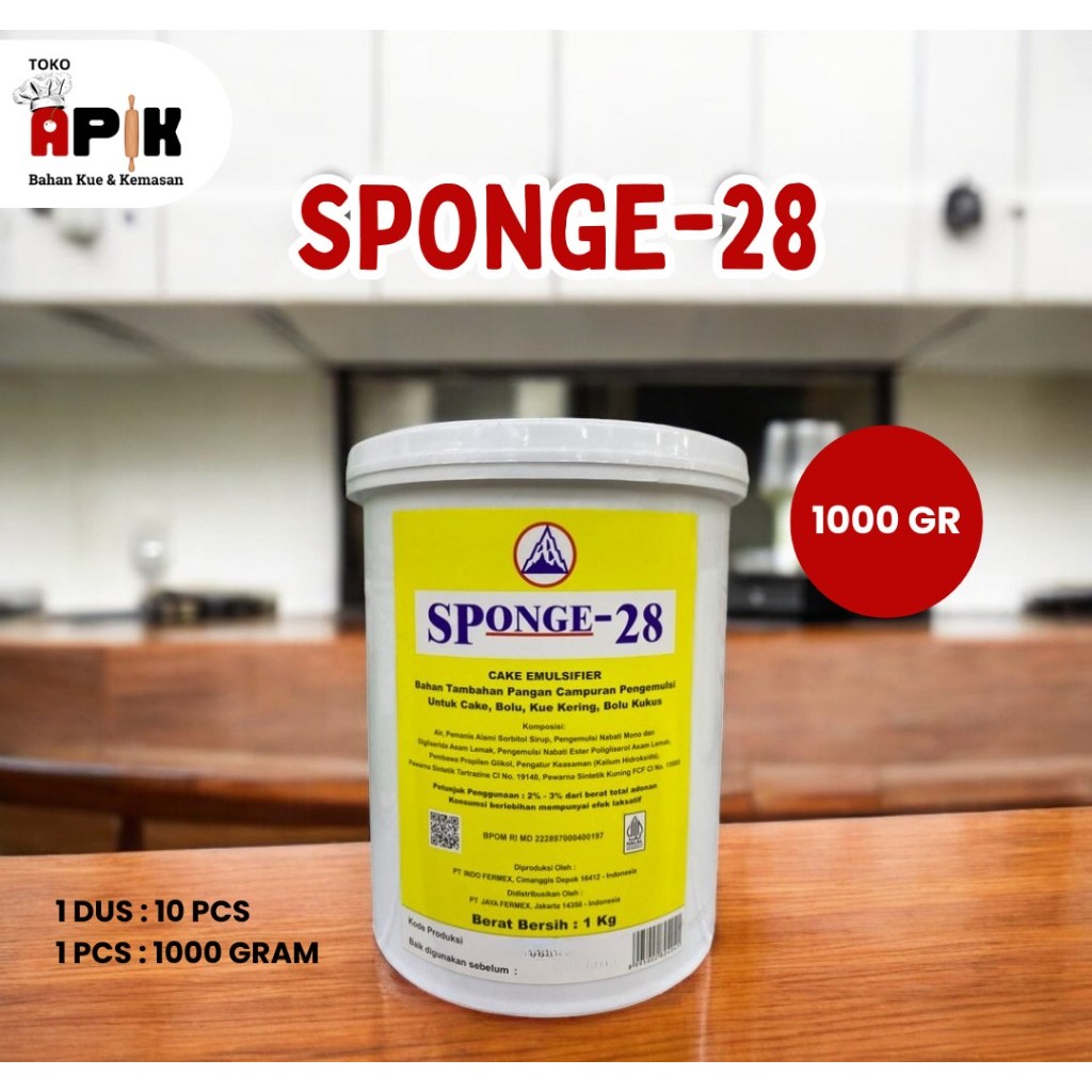 

Sponge-28 Cake Emulsifier 1000 GR / 80 GR