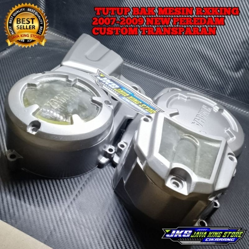 Tutup bak mesin rx king custom transparan untuk bak mesin rxking 2007-2009 harga sepasang