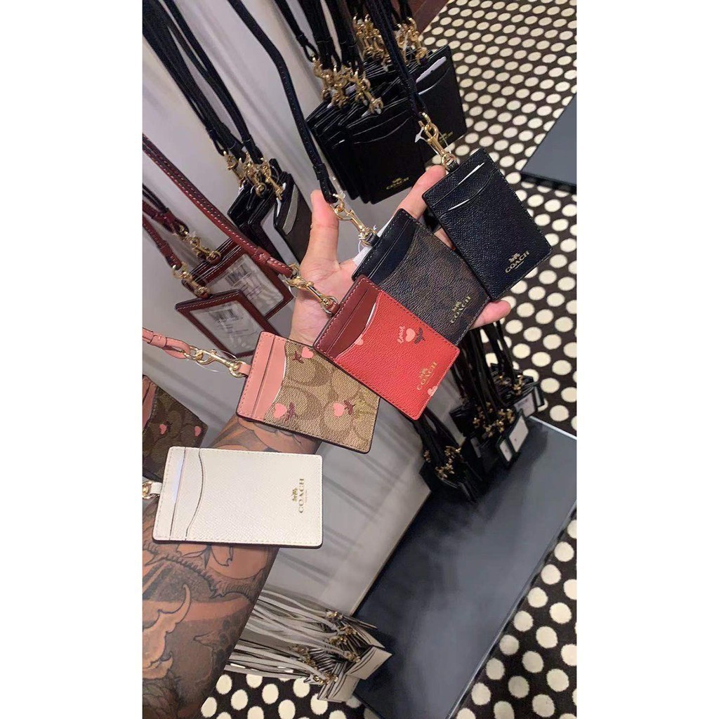 

COACH lanyard/ Kartu kerja/pemegang kartu id /DIY klasik /original/name tag holder/SIX color