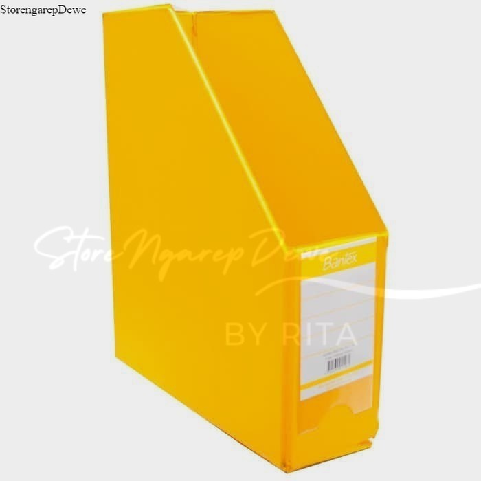 

BOX FILE / MAGAZINE FILE FOLIO 10 CM 4011 06 BANTEX YELLOW bahan tebal original real produk bantex indonesia