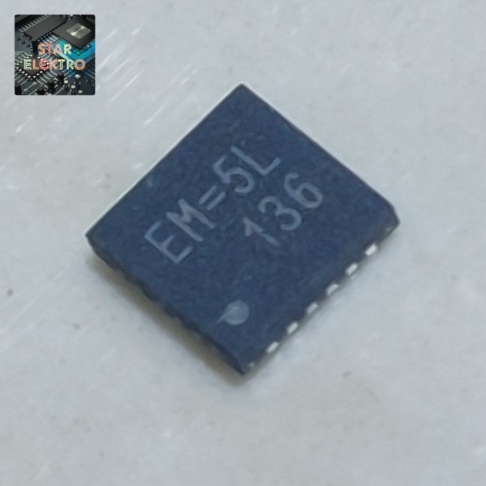 RT8205L QFN-24 EM=5L RT8205LGQW RT8205 IC Power Supply Laptop EM=XX