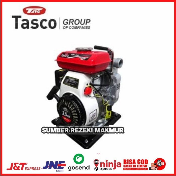 TASCO Pompa Air Bensin TP 40 Alkon 1.5 Inch PLUS Converter 1 Inch 4tak