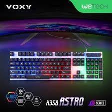 Keyboard gaming RGB voxy K 358 keyboard USB gaming keyboard gaming rgb GROSIR KOMPUTER