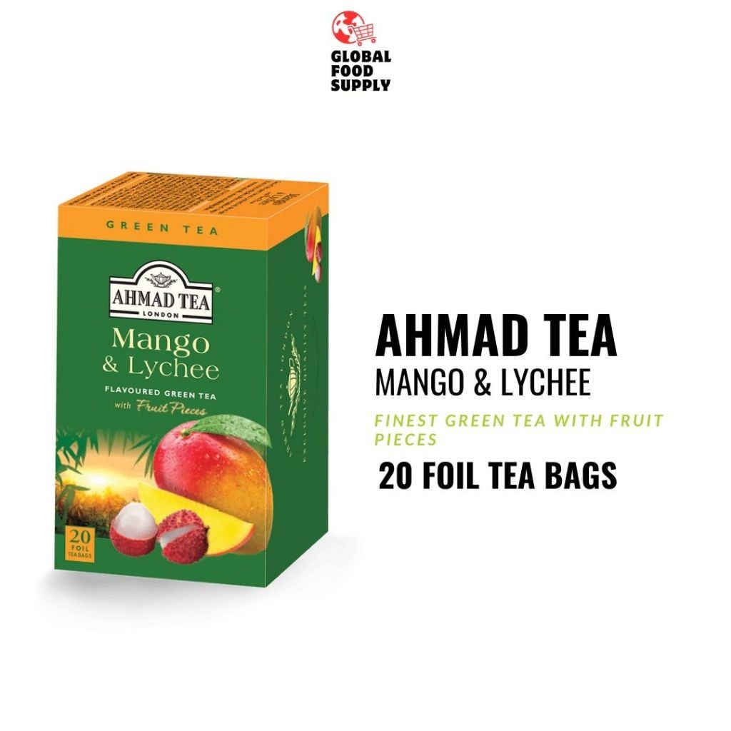 

Ahmad Tea Green Tea Mango & Lychee 20's 40 gr