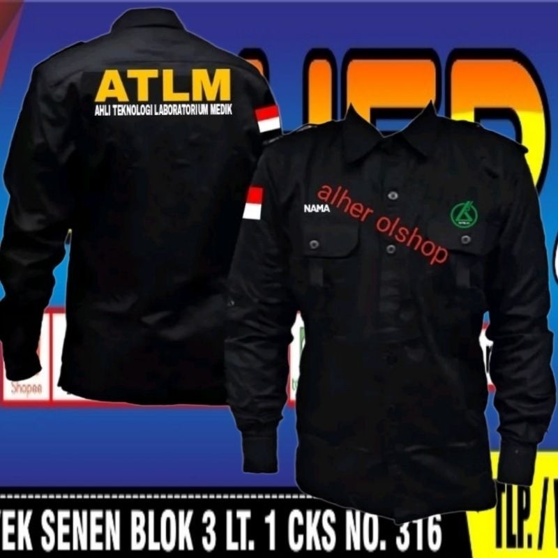 big size Kemeja ATLM baju ATLM seragam ATLM Pdh ATLM Pdl ATLM baju kerja ATLM kemeja kerja ATLM sera