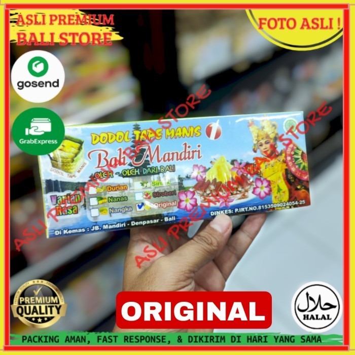 

OLEH OLEH MAKANAN CEMILAN CAMILAN SNACK KULINER KHAS ASLI ORI ORIGINAL BALI DODOL TAPE MANIS