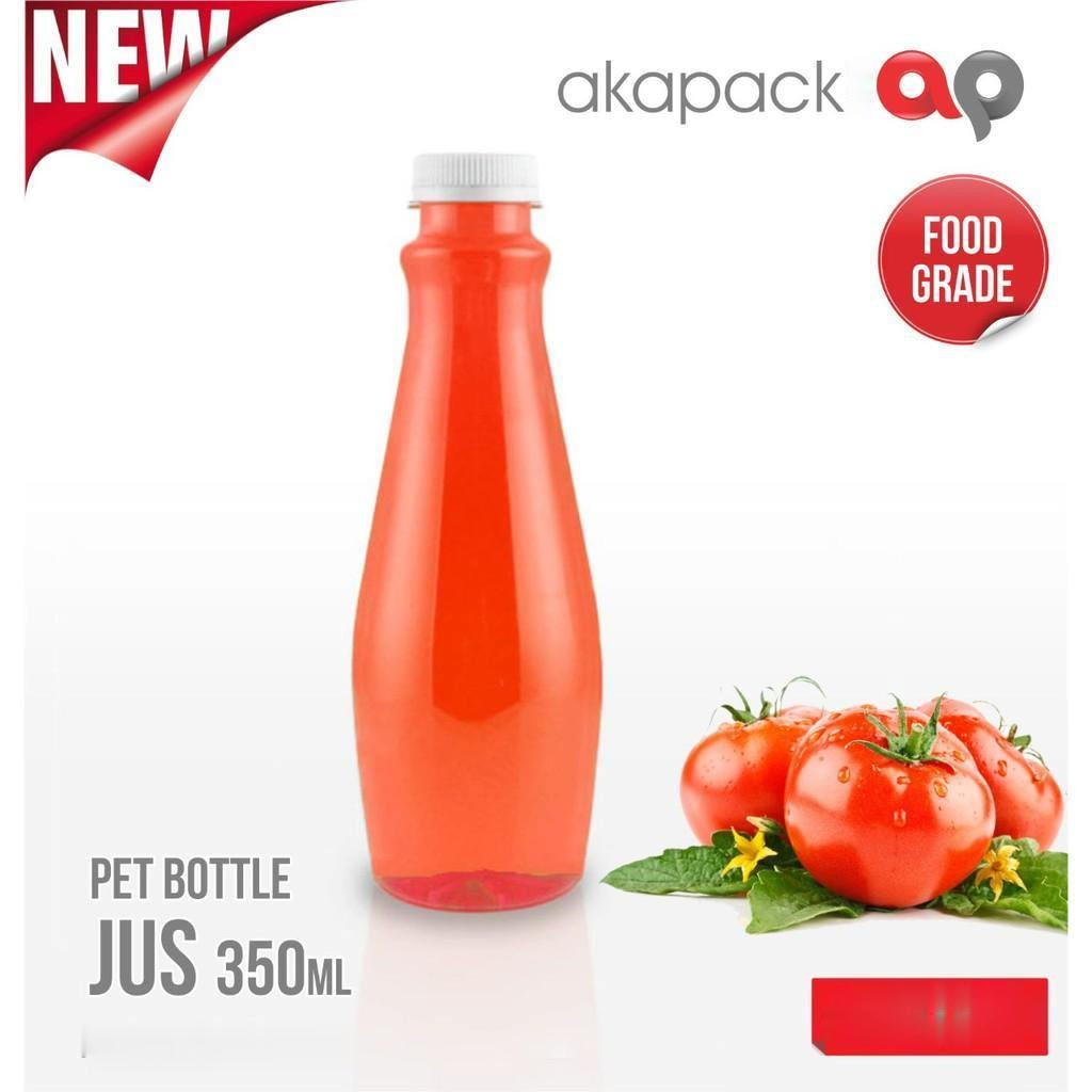 

Botol Plastik 350ml khusus Bandung/ Botol JUS / Botol Bening 350ml / isi 50pc