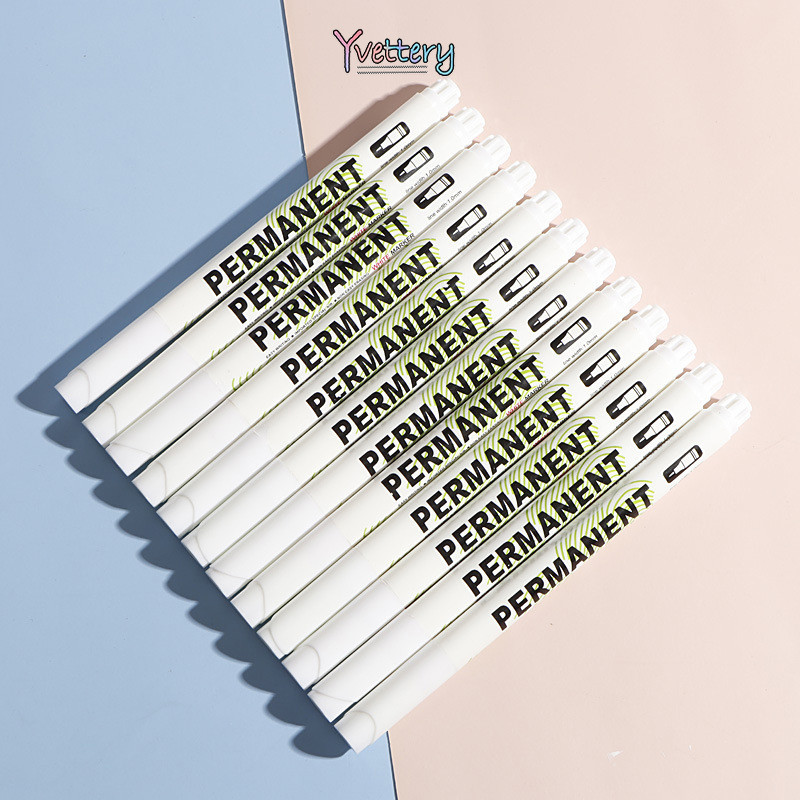 

❤️COD Pena Spidol Putih Pena Sorot Sketsa Pena Spidol Seni Pena Berminyak Tahan Air-Yy