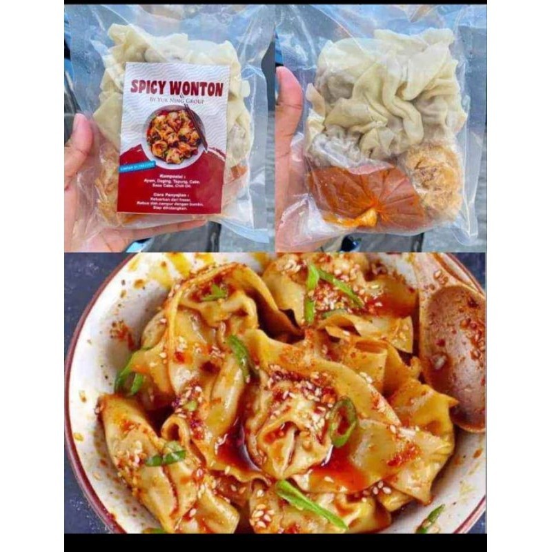 

Makanan Korea Viral Spicy Wonton Frozen