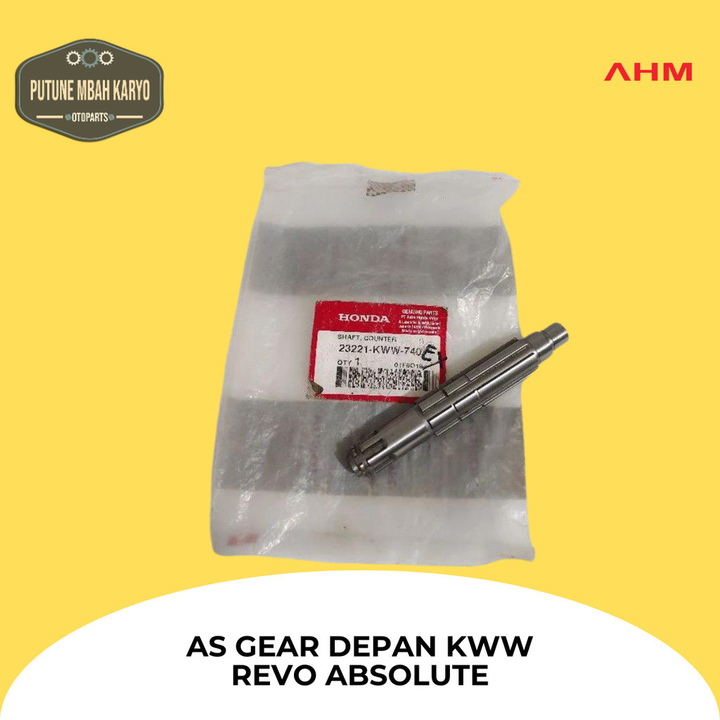 AS GEAR GIR DEPAN COUNTERSHAFT MOTOR REVO ABSOLUTE BLADE 110 KWW
