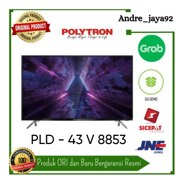 Tv Led Digital Polytron 43 Inch PLD43V8853