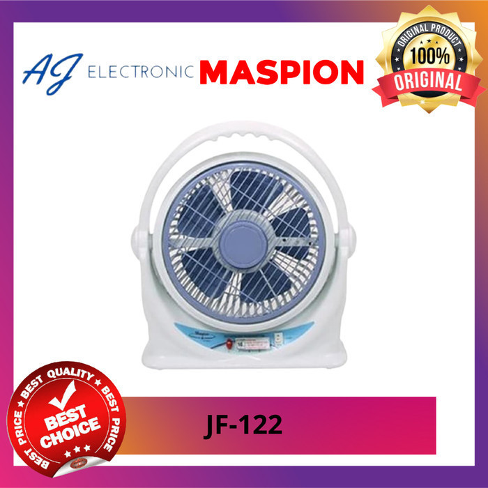 KIPAS ANGIN MASPION JF-122 / JF122 , Kipas angin meja 10 inch