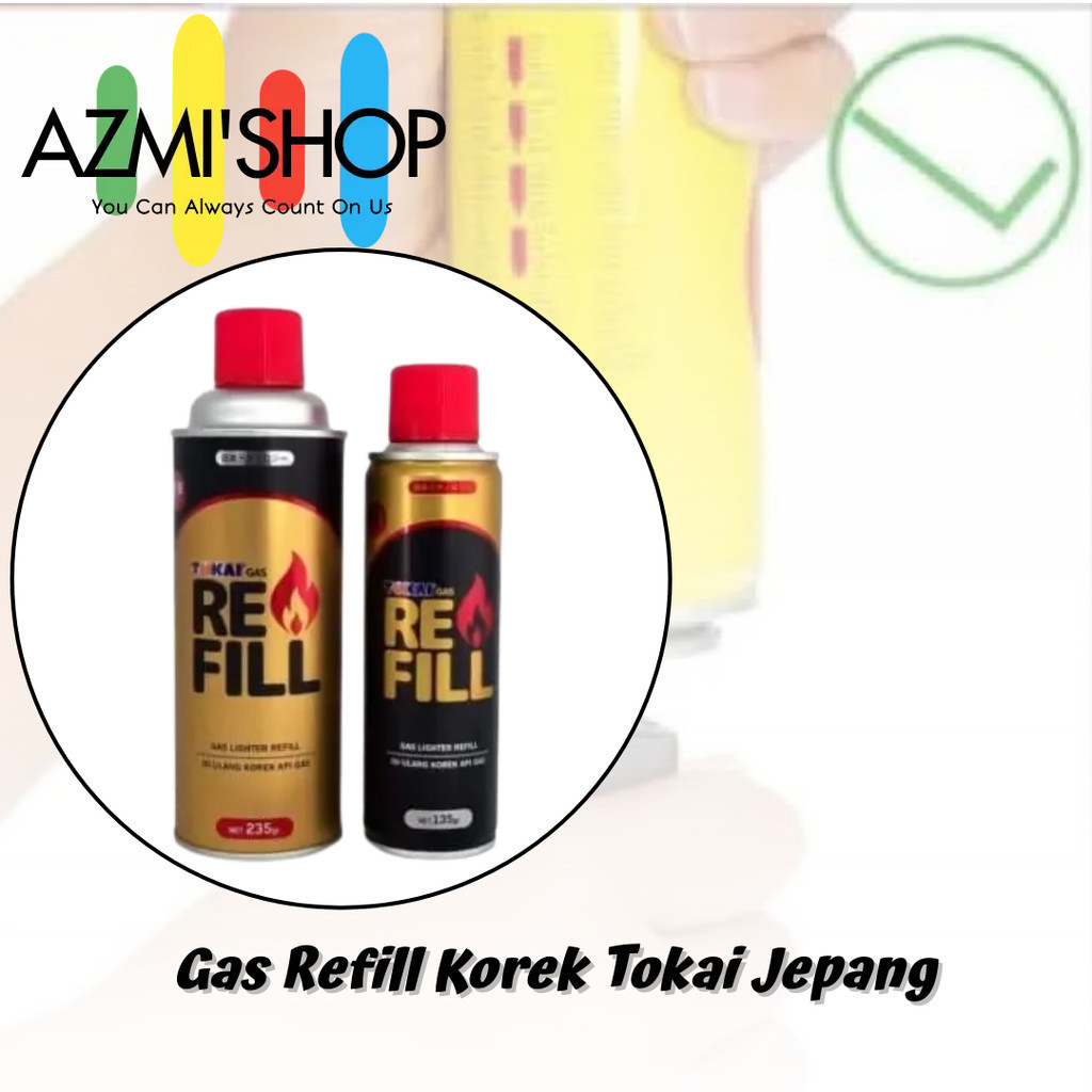 Tokai Gas Refil / Isi Ulang Korek Api Tokai / Gas Isi Ulang Tokai Original