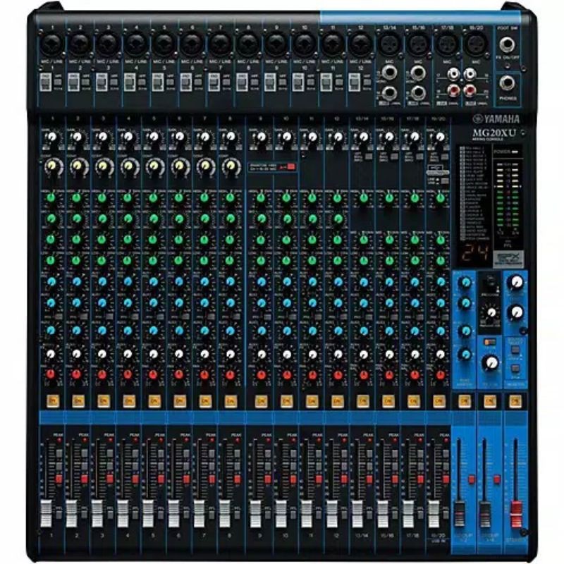 DISKON ( BISA COD ) Mixer Audio 20 channel Yamaha MG20XU MG 20 XU