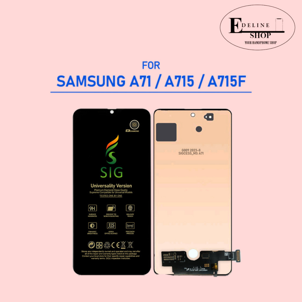 LCD SAMSUNG A71 / A715 / A71F TOUCHSCREEN SAMSUNG GALAXY ORIGINAL FULLSET