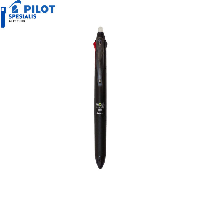 

PILOT FRIXION CLICKER 3 IN 1 ERASABLE PEN 1 PULPEN 3 WARNA - Hitam
