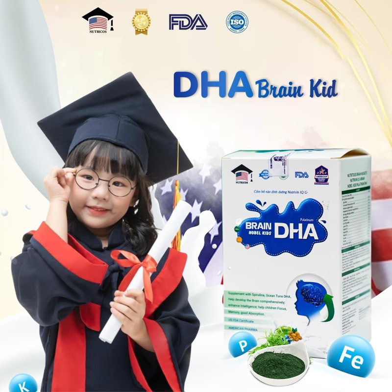 DHA BRAIN KID NUTRISI VITAMIN OTAK ANAK CERDAS - DHA PENGEMBANGAN OTAK ANAK ORIGINAL