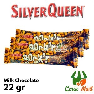 

Coklat Silverqueen Rocker Milk Chocolate 22 gr - Silver Queen Rockr