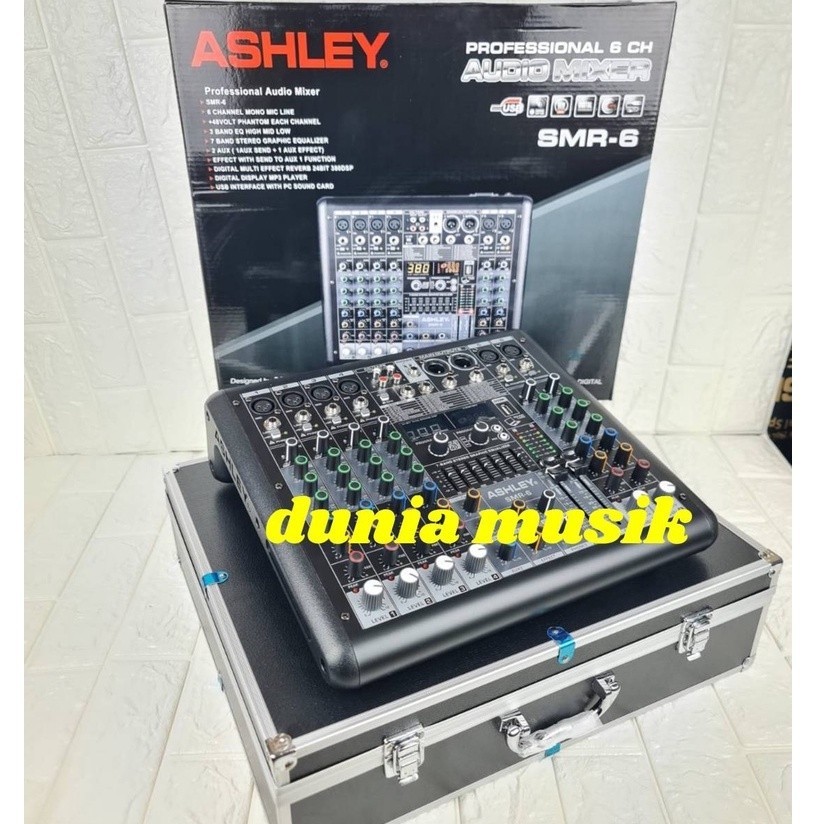 BIG SALE mixer audio ashley smr6 smr 6 (6channel) original ashley