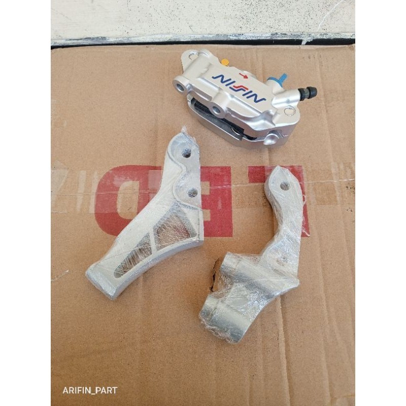 Breket Set Kaliper RX King Lama dan New Pangkon Kaliper rx king Variasi