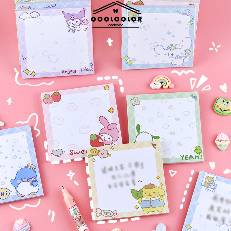 

COD❤️Buku Memo Gadis Kartun Lucu Sanrio Catatan Tempel Pesan Siswa Stiker N-waktu-CL