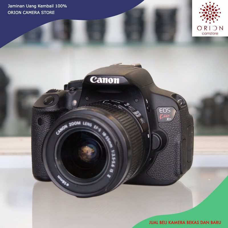 Kamera dslr canon eos 700d atau kiss x7i plus lensa kit 18-55mm