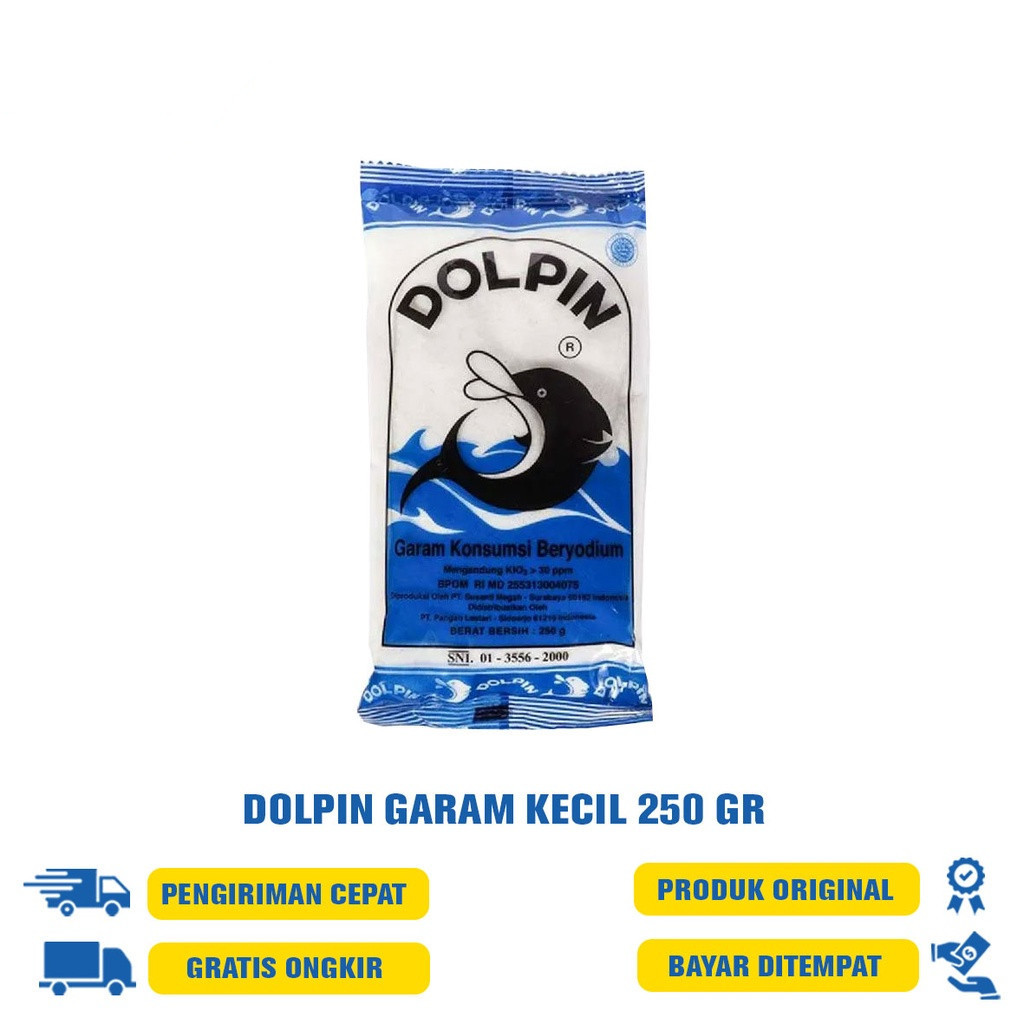 

DOLPIN GARAM DAPUR/250GR/500GR/GARAM DAPUR