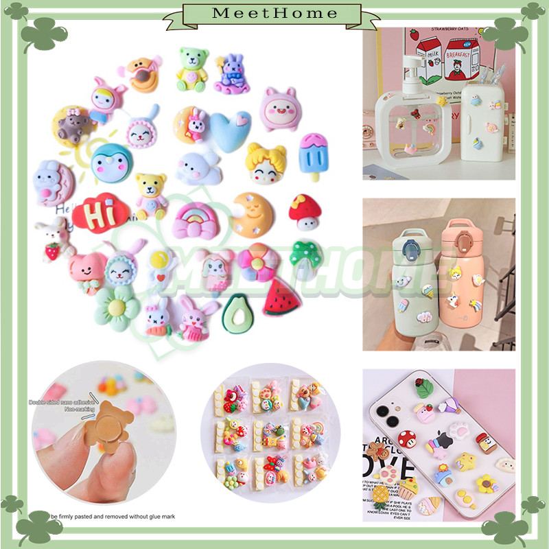 

Paket Sticker 3D Botol/Stiker Botol Timbul/4Pcs Stiker 3D Motif Kartun Untuk Dekorasi Botol