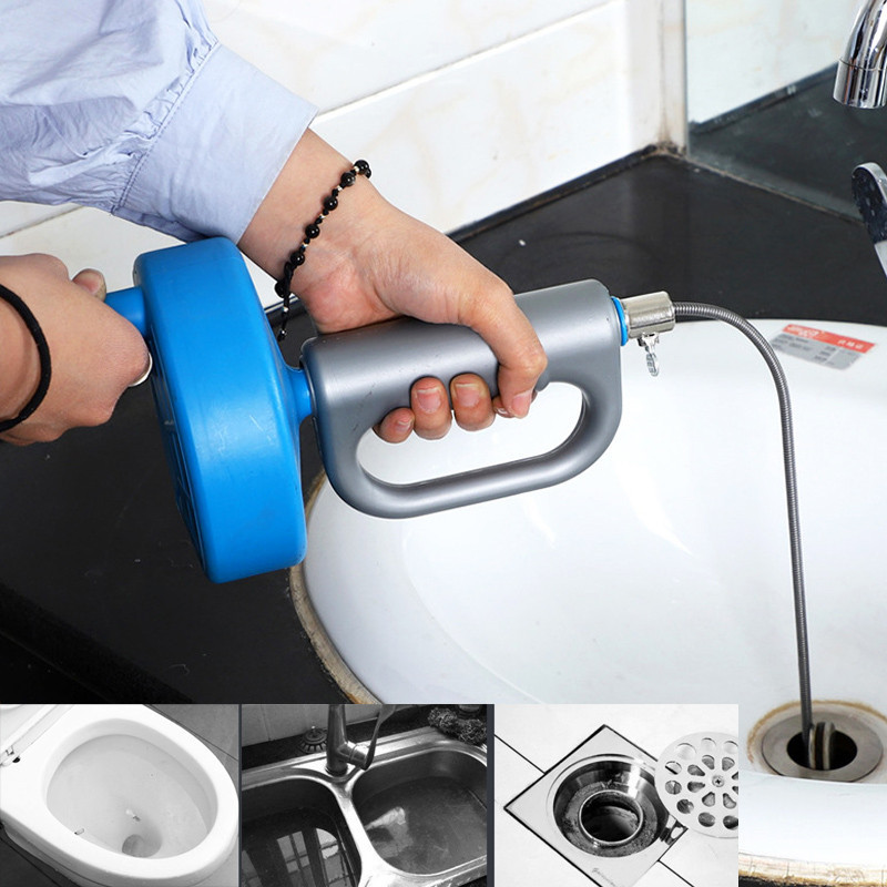 15M Pipe Cleaner Alat Pembersih Saluran Pipa Mampet