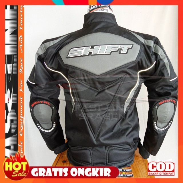 BAHAN HALUS ADEM TEBAL / JAKET BRUTAL SHIF Big Size JAKET MOTOR JAKET TOURING JAKET KEREN BIKER UKUR
