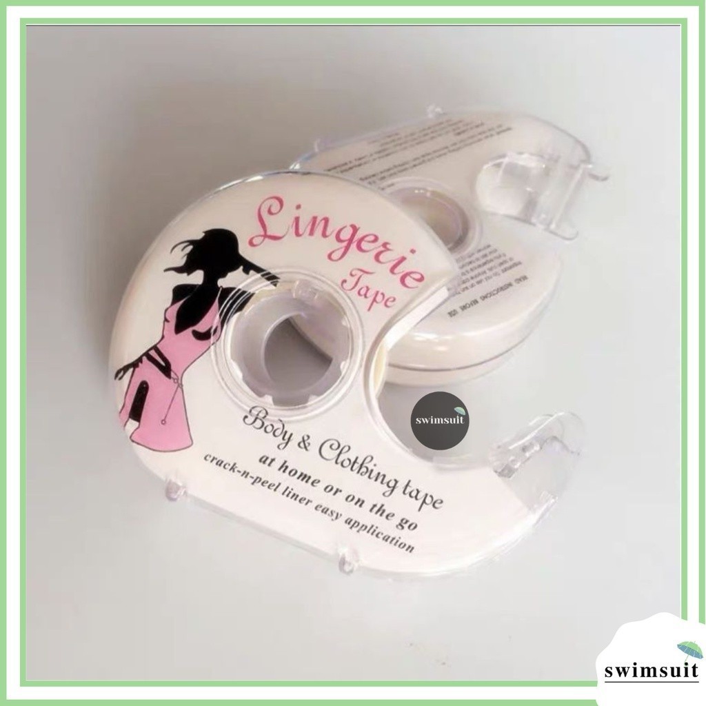 LA Swimsuit Body Tape Bening Lingerie Dress Baju V-Line Tape Invisible Body Tape Selotip Baju 4007