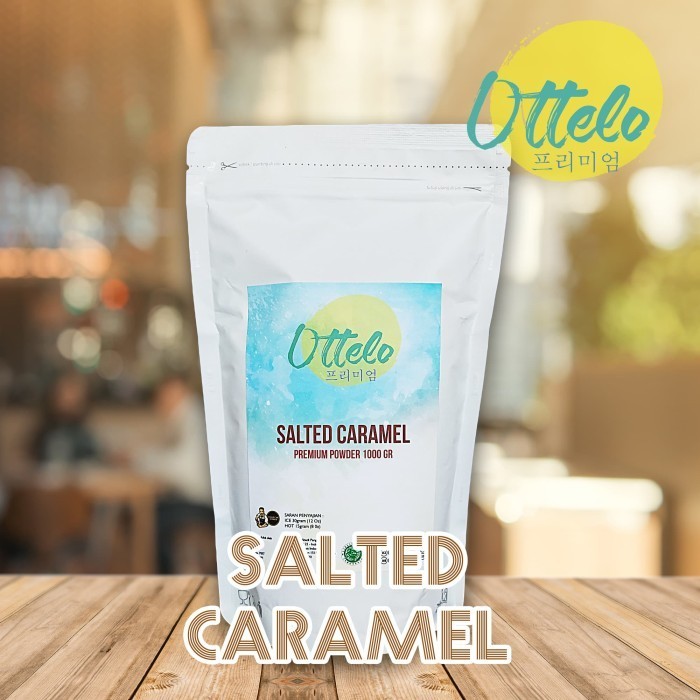 

PROMO Aneka Minuman Powder SALTED CARAMEL 1000gr Merk Ottelo Bubuk Minuman Premium Halal