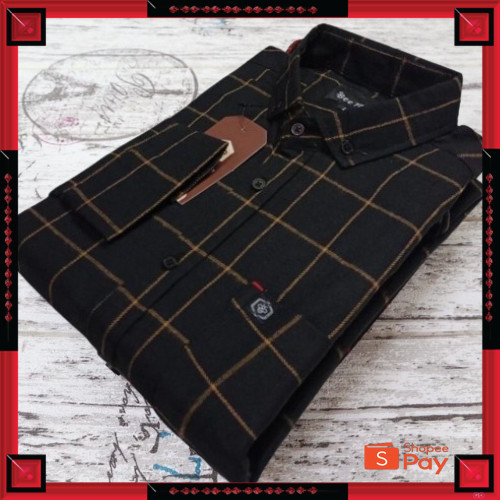 KAIN ADEM LEMBUT HALUS TEBAL / NEW ADA SIZE JUMBO - Kemeja Flanel Lengan Panjang Kualitas Premium Pr