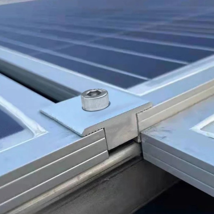 Mid Clamp Mounting Panel Surya Solar Panel 35mm Kit Mounting Solar PV