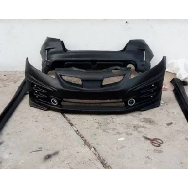 bumper belakang jazz ge 8 mugen bemper body kit Z2