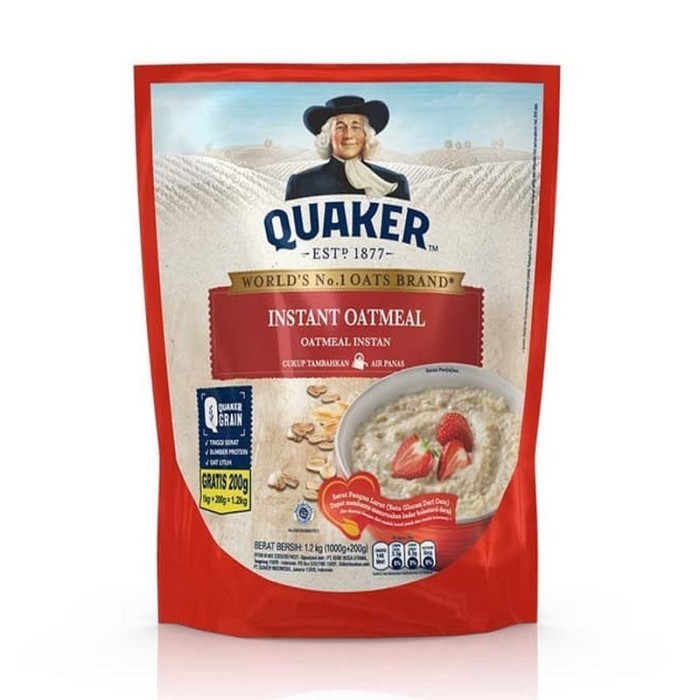 

[Terbaru] QUAKER Instant Oatmeal [1200 g]