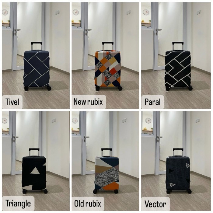 PG cover koper sarung koper elasstis - S, ungu tua