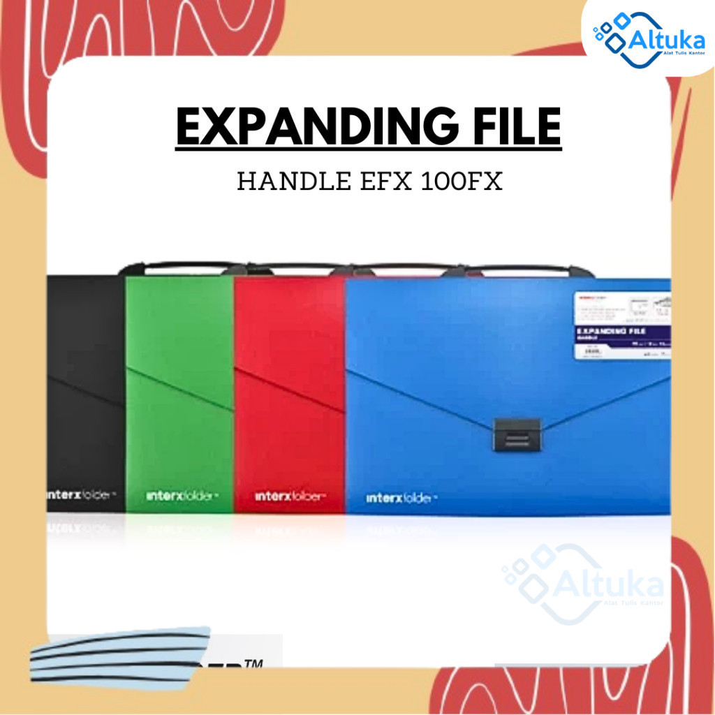 

Map Expanding File Folio / Map Harmonika / Expanding File Handle EFX 100F