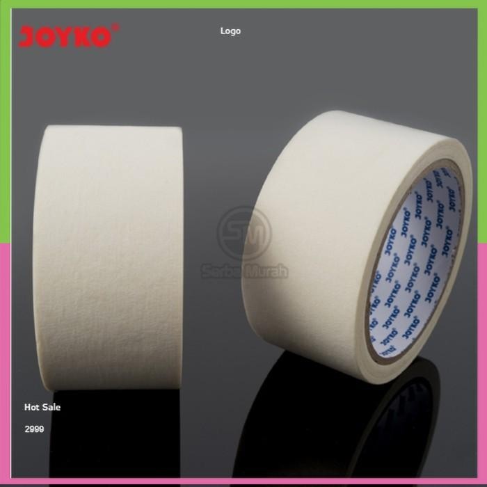 

JOYKO MASKING TAPE 48MM X 20M / LAKBAN KERTAS WARNA CREAM 2 INCH