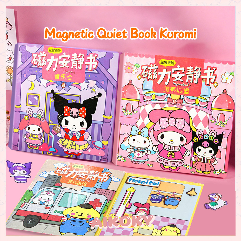 AIKOKY DIY Magnetic Quiet Book Busy Book Paper Doll