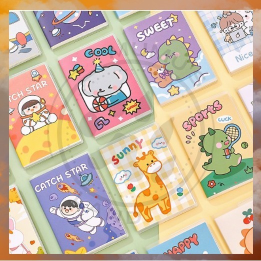 

ML Buku Tulis Mini Motif Kartun Note Book Mini Cartoon Mini Book Notepad Karakter Buku Tulis Memo Kecil Murah Import (FREE SAMPUL/COVER)