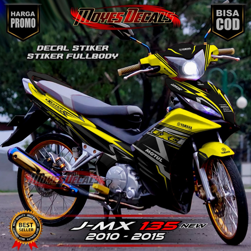 Decal Jupiter MX 135 New Full Body - Stiker Jupiter MX 135 New Full Body custom