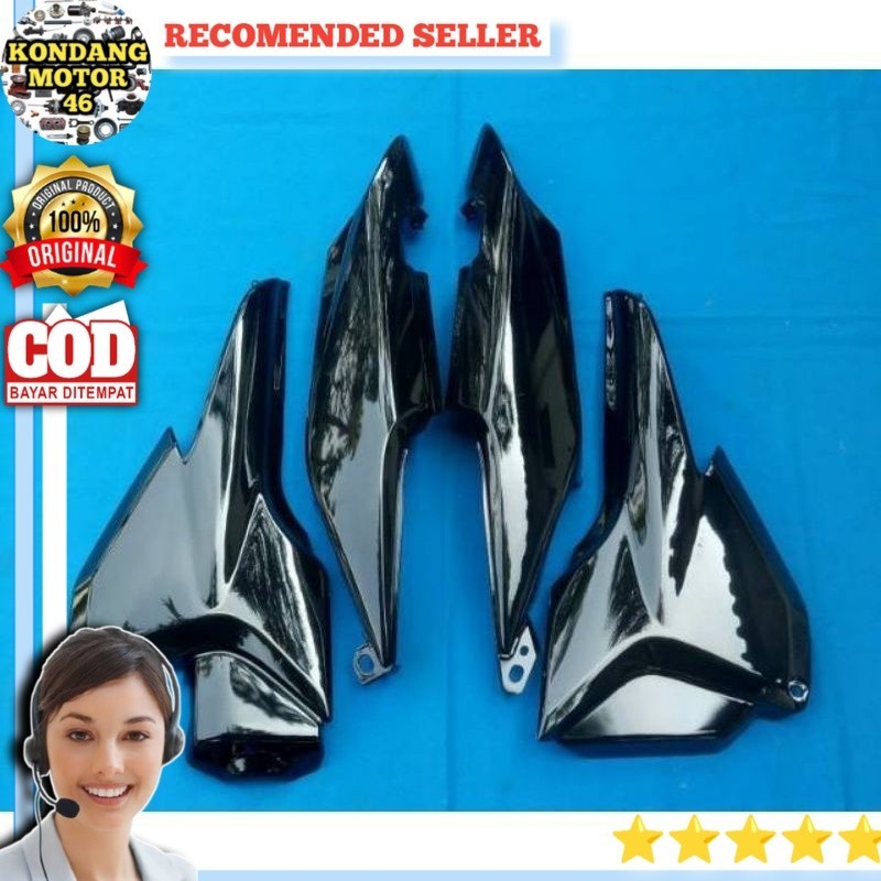 Cover body megapro new + bok aki megapro new