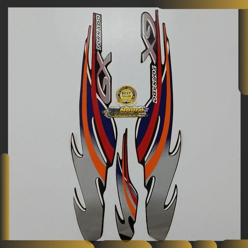 Striping Suzuki GX tornado 110 merah