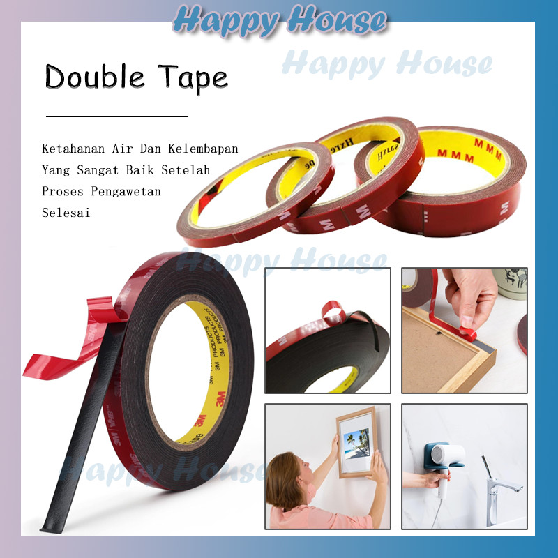 

Lem Double Tape 3M Perekat Bolak Balik Merah Double Tape