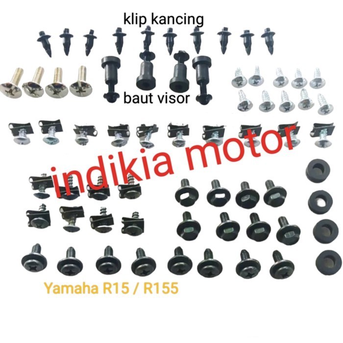 baut baud full body Yamaha R15 155 V2 R15 155 V3