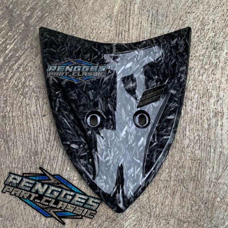 Panel dasi depan vario 110 lama carbon wtp motif forged kevlar