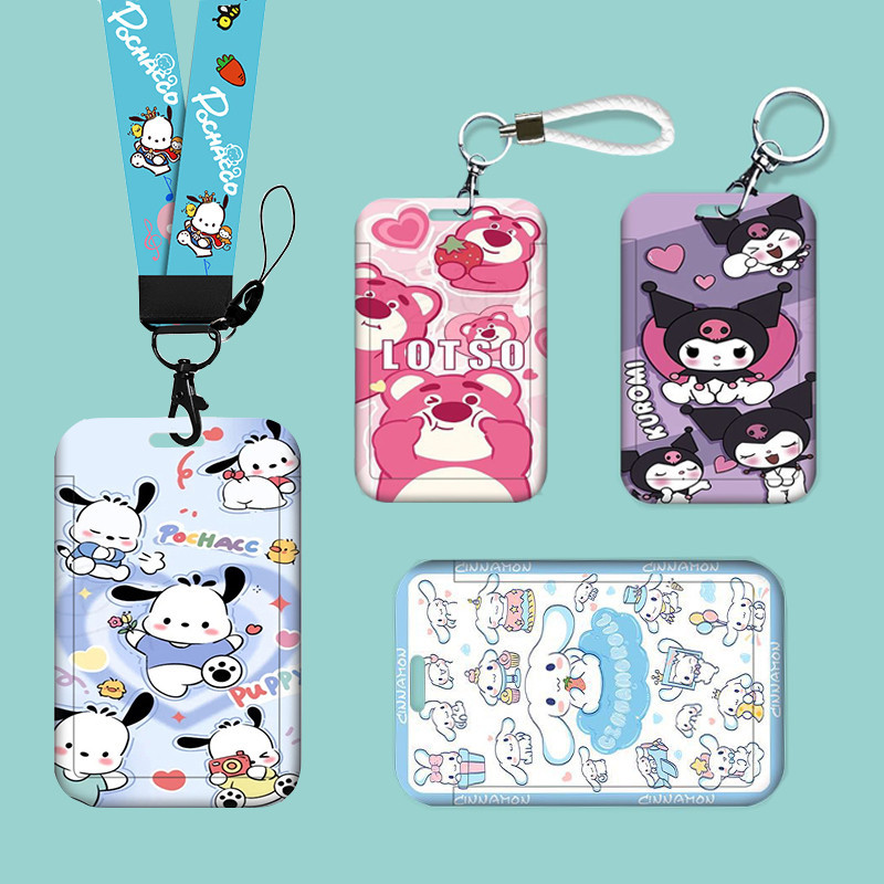 

Sanrio Kartun kartu ID kait kartu akses kontrol kartu kerja kartu lanyard kartu ID lanyard pemegang kartu nama