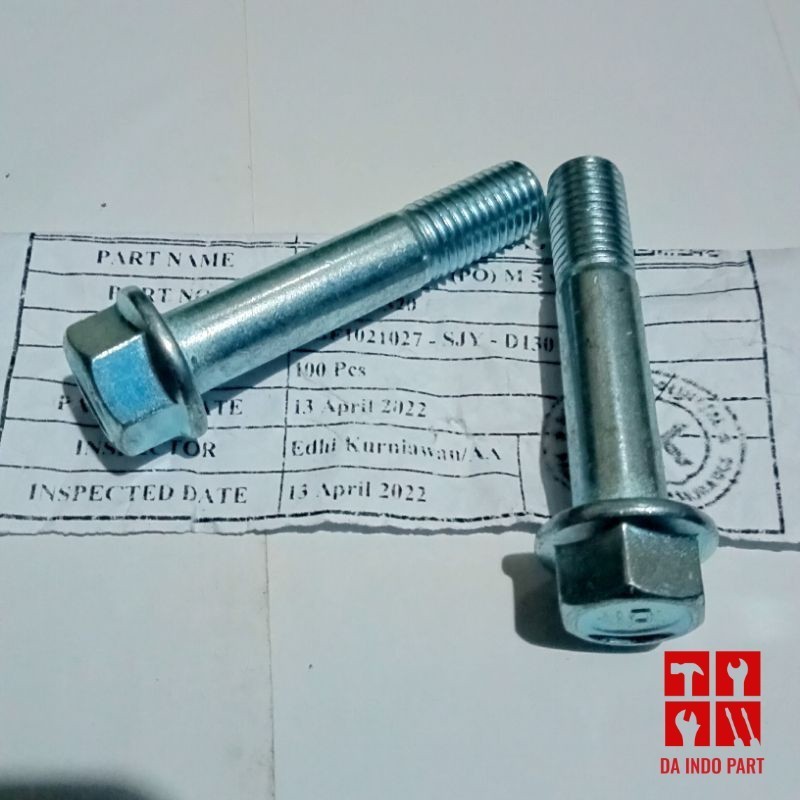 baut 14 kedudukan knalpot honda PCX , vario new original DA INDO PART