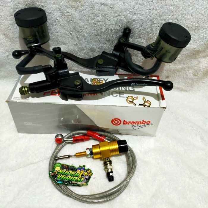 master rem set stut hidrolik kopling satria fu mx ninja vixion xabre - stut gold -RCHD89